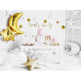 Sterne-Anhänger Set Pastell weiss (6 Stk.)