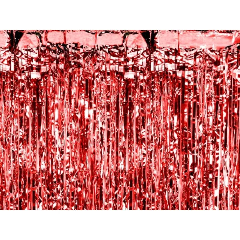 Vorhang Party in rot 90x250cm