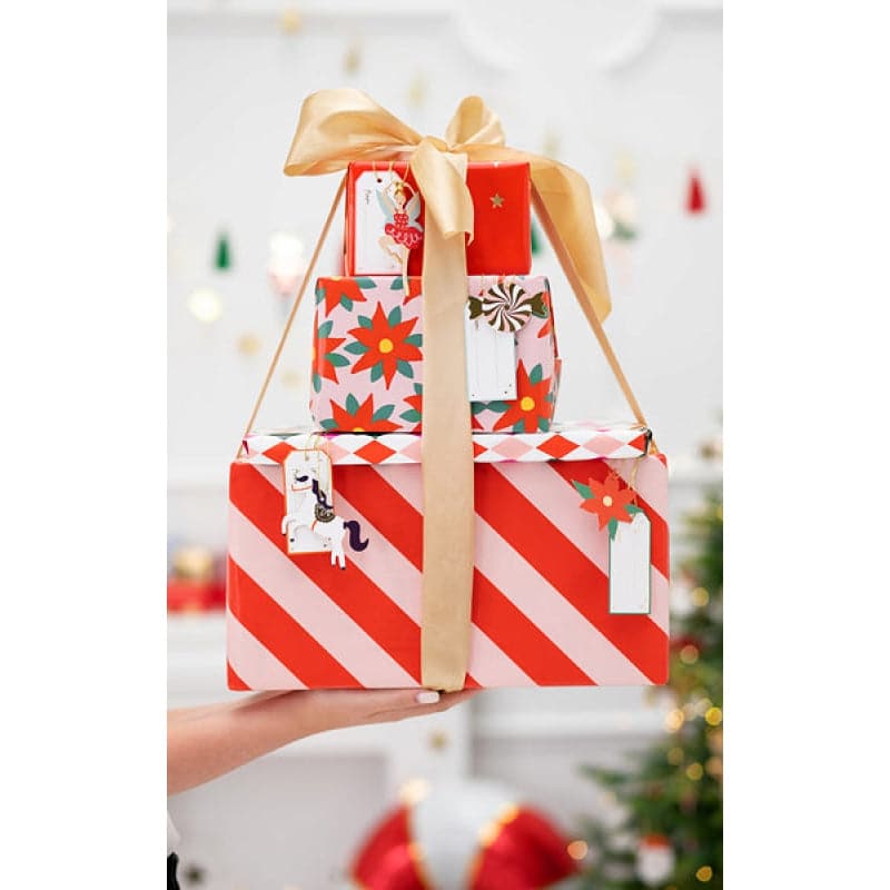 Zug-Geschenkanhänger Metall Mix (12 Stk.)