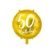 Ballone 50th Birthday 45cm Metallic gold (1 Stk.)