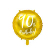 Ballone 90th Birthday 45cm Metallic gold (1 Stk.)