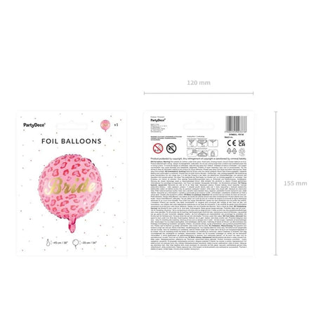 Ballone Bride 45 cm Metallic mix (1 Stk.)