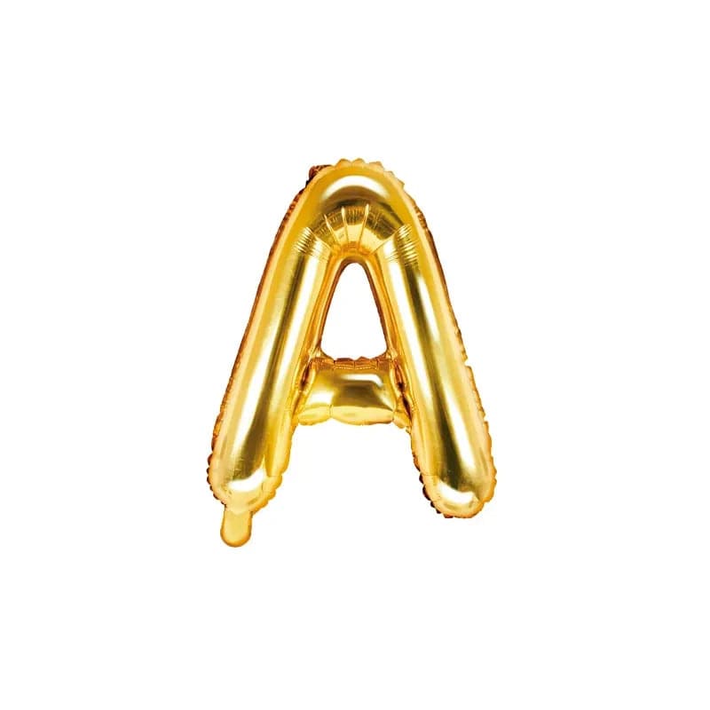 Ballone Buchstabe A 35cm Metallic gold (1 Stk.)