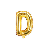 Ballone Buchstabe D 35cm Metallic gold (1 Stk.)