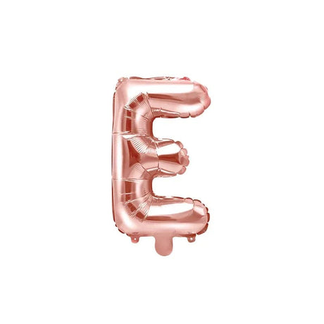 Ballone Buchstabe E 35cm Metallic roségold (1 Stk.)