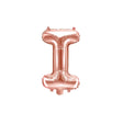 Ballone Buchstabe I 35cm Metallic roségold (1 Stk.)