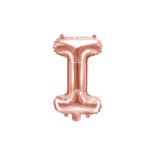 Ballone Buchstabe I 35cm Metallic roségold (1 Stk.)