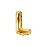 Ballone Buchstabe L 35cm Metallic gold (1 Stk.)