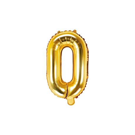 Ballone Buchstabe O 35cm Metallic gold (1 Stk.)