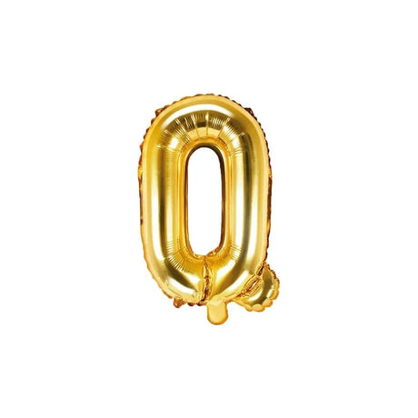 Ballone Buchstabe Q 35cm Metallic gold (1 Stk.)