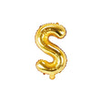 Ballone Buchstabe S 35cm Metallic gold (1 Stk.)