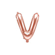 Ballone Buchstabe V 35cm Metallic roségold (1 Stk.)