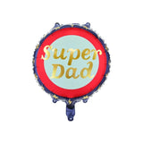 Ballone Super Dad 45cm Metallic mix (1 Stk.)