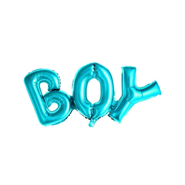 Ballongirlande Boy 67cm x 29cm Metallic blau (1 Stk.)