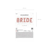 Ballongirlande Bride 280cm x 86cm Metallic roségold (1 Stk.)