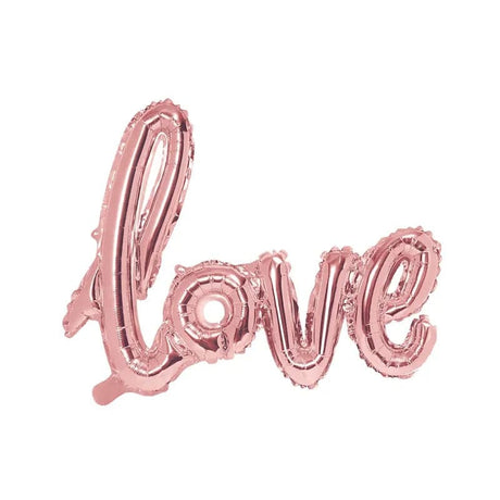 Ballone Love 73cm Pastell roségold (1 Stk.)