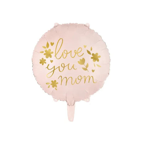 Ballone love you mom 35cm Pastell Pink (1 Stk.)