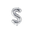Folienballon Buchstabe S Silber - 36cm