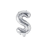 Folienballon Buchstabe S Silber - 36cm