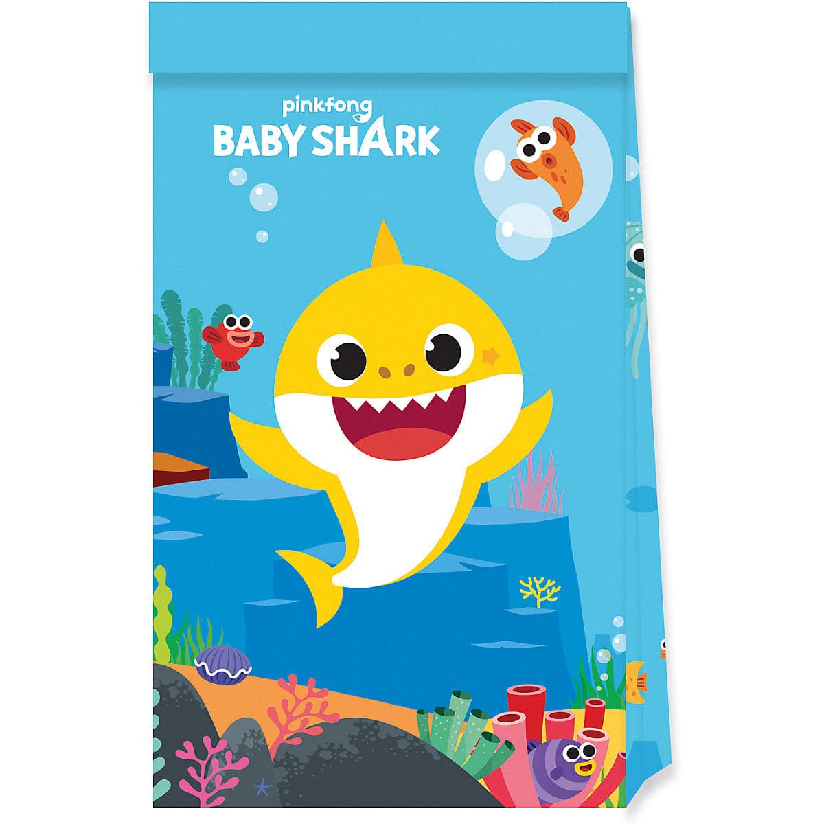 Baby Shark Papiertüte 4 Stücke