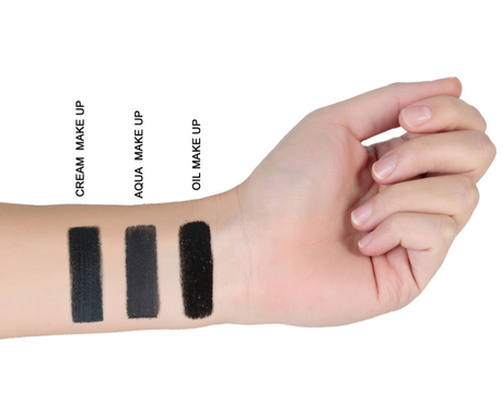 Cream, Aqua, Oil Make-up vergleich in schwarz