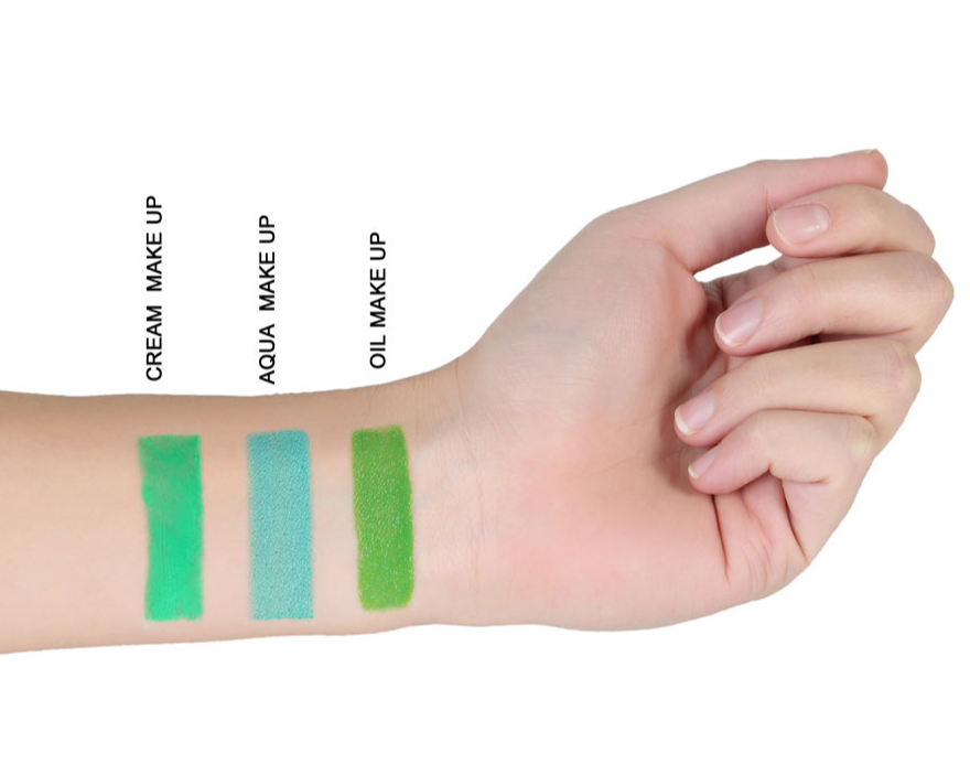 Cream, Aqua und Oil Make up vergleich