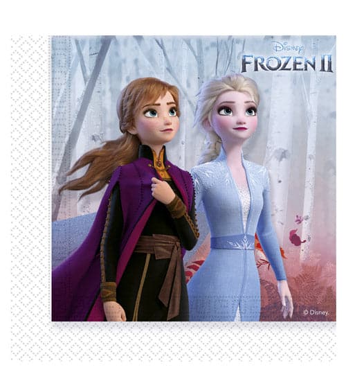 Servietten Frozen 33cm x 33cm, Pastell Mix (20 Stk.)